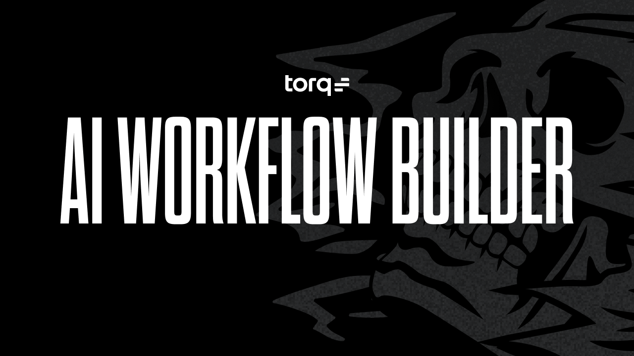 Torq’s AI-powered security operations workflow automation platform in action