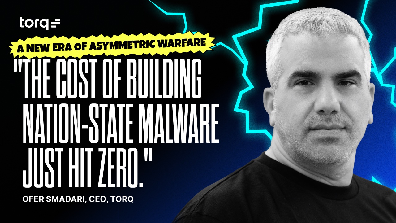 Asymmetric warfare in cybersecurity showing AI-powered attacks versus autonomous SOC defense