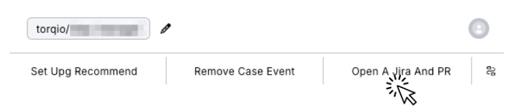 Table view of ASPM issues in Torq with quick actions to create Jira tickets, PRs, and Slack alerts for SLA-compliant remediation.