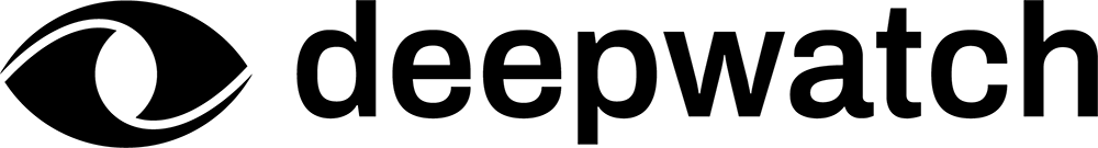 Deepwatch logo in black