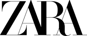 Zara logo in black