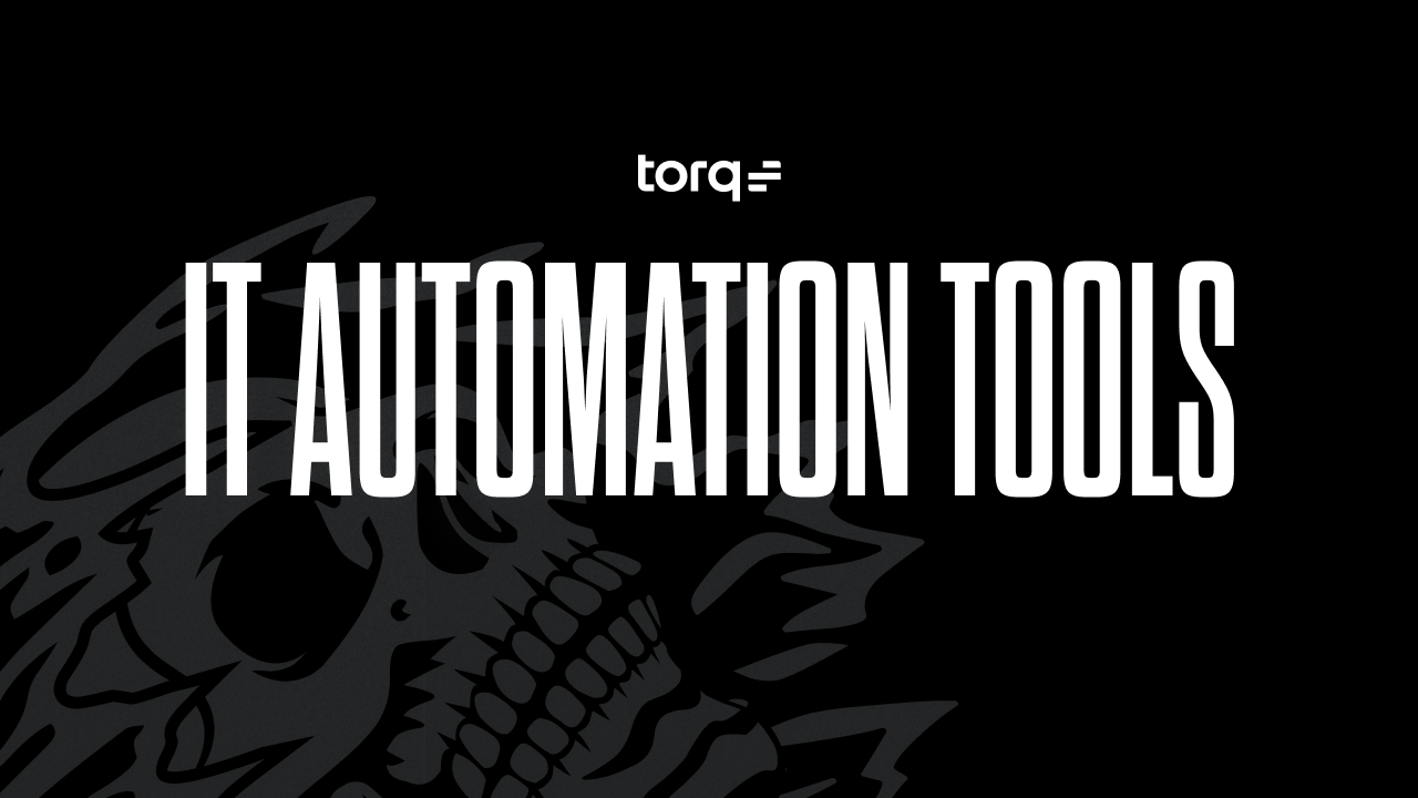 : IT automation tools dashboard showing workflow automation across IT operations systems